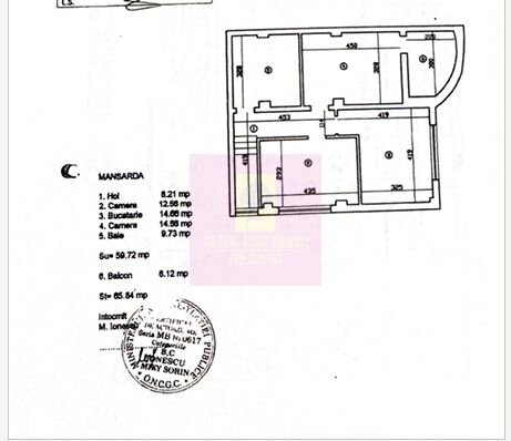 Duplex 4 camere Dristor bloc nou 2005